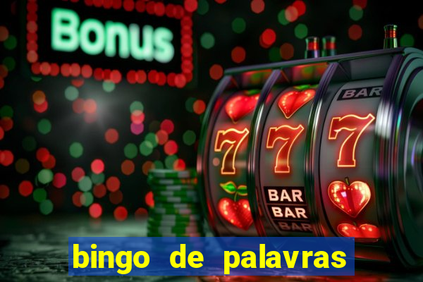 bingo de palavras cha de bebe